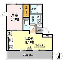 ディアレストコート巨勢 302 ｜ 佐賀県佐賀市巨勢町大字牛島（賃貸アパート1LDK・3階・35.08㎡） その2