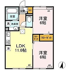 物件の間取り