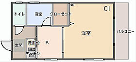 スプリングコートII  ｜ 大阪府吹田市円山町6-19（賃貸マンション1K・1階・21.80㎡） その2