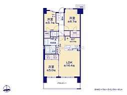 間取図画像 3LDK