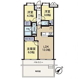 間取図画像 3LDK