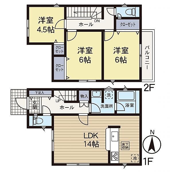 間取りを拡大表示