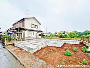 【外観】完成が待ち遠しい、こだわりが詰まった戸建て。