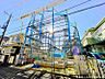 外観：【外観】完成が待ち遠しい、こだわりが詰まった戸建て。