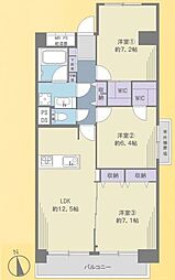 間取図画像 3LDK