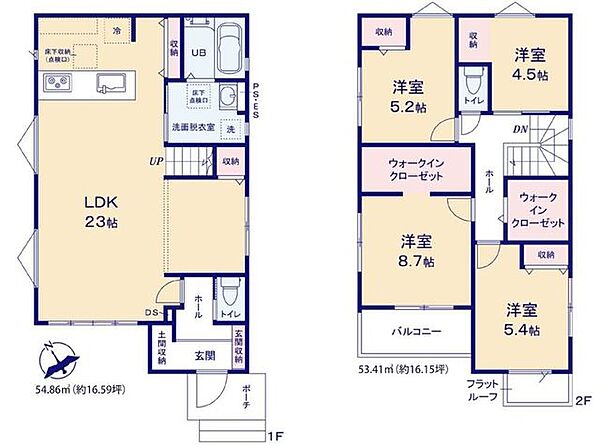 間取りを拡大表示