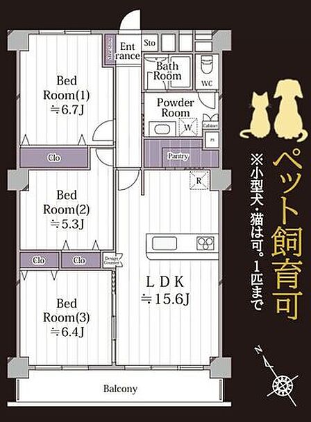 日々の動きやすさと収納の多さにこだわりました。実際に住んでみると、その便利さをきっと感じていただけると思います。