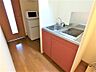 キッチン：キッチンには２口コンロ付。