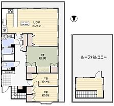 シャトー・ド・シャトン 301 ｜ 東京都大田区蒲田３丁目（賃貸マンション3LDK・3階・113.61㎡） その2