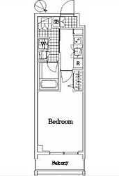 ザ・レジデンス・オブ・トーキョーＫＫ06 302 3階1Kの間取り