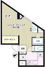 JOYCE 1Kの間取図画像