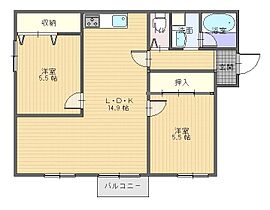 兵庫県豊岡市下陰（賃貸アパート2LDK・2階・58.36㎡） その2