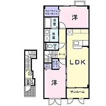 アバンツアートII 202 ｜ 兵庫県豊岡市九日市中町225-3（賃貸アパート2LDK・2階・61.96㎡） その2