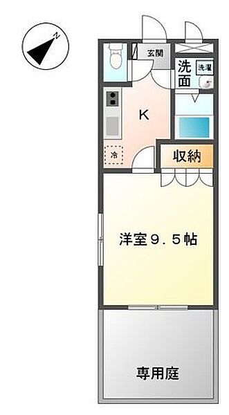 サクセス・レインボー ｜福岡県築上郡築上町大字臼田(賃貸アパート1K・2階・30.98㎡)の写真 その2