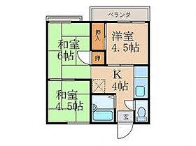 コーポひかり  ｜ 福岡県行橋市大字稲童（賃貸アパート3K・1階・36.54㎡） その2