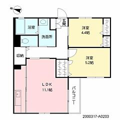 物件の間取り