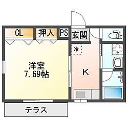 サフィアーレB 2階/-