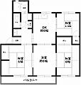 清和台住宅団地14号棟1階5.0万円