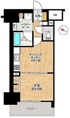 間取り プレサンスロジェ名古屋駅GATE FRONT 14階/-