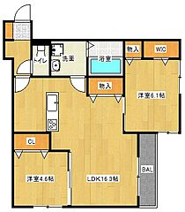 物件の間取り