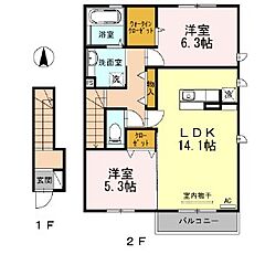 物件の間取り