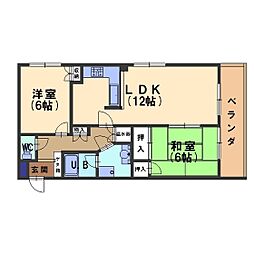 愛・美・住横川 2LDKの間取図画像