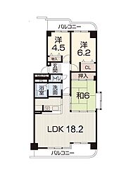 間取図画像 3LDK