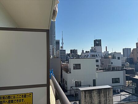 眺望 東京スカイツリーが臨めます