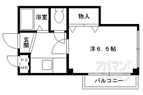 京都府京都市中京区西ノ京池ノ内町（賃貸マンション1K・2階・22.93㎡） その2