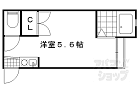 京都府京都市北区等持院東町（賃貸アパート1K・2階・16.00㎡） その2