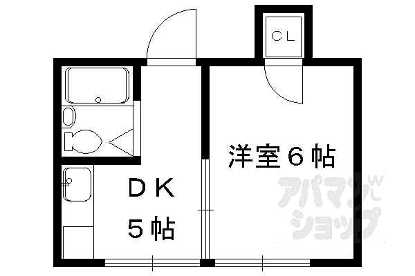 京都府京都市左京区岩倉西宮田町(賃貸アパート1DK・1階・18.20㎡)の写真 その2