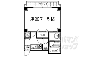 京都府京都市中京区西ノ京円町（賃貸マンション1K・3階・23.00㎡） その2