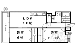 東福寺駅 8.7万円