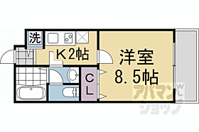 京都府京都市上京区北玄蕃町（賃貸アパート1K・3階・25.90㎡） その2