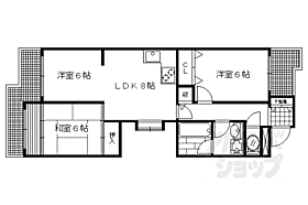 京都府京都市上京区油小路通下立売上ル近衛町（賃貸マンション3LDK・2階・68.92㎡） その2