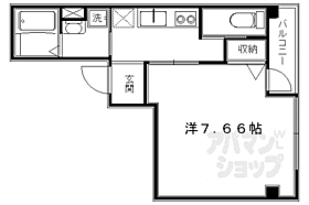 京都府京都市上京区西北小路町（賃貸マンション1K・4階・22.11㎡） その2