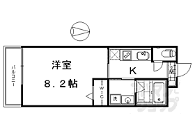 エルベコート東山七条 205 ｜ 京都府京都市東山区鞘町通正面下る上堀詰町（賃貸マンション1K・2階・27.39㎡） その2