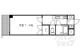 京都府京都市上京区葭屋町出水下ル元福大明神町（賃貸マンション1K・4階・21.05㎡） その2