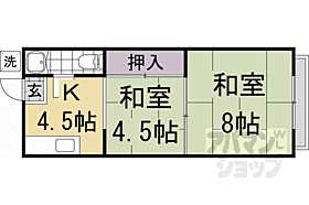 京都府京都市左京区田中南西浦町（賃貸マンション2K・3階・27.00㎡） その2