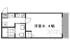 京都府京都市左京区田中野神町（賃貸マンション1K・4階・23.82㎡） その2