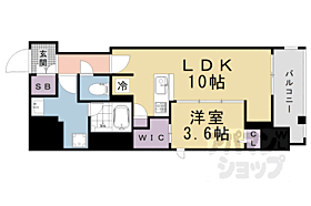 ラ・アトレレジデンス京都 1103 ｜ 京都府京都市下京区七条通間之町東入材木町（賃貸マンション1LDK・11階・40.23㎡） その2