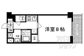 京都府京都市下京区岩上通高辻下る吉文字町（賃貸マンション1K・3階・25.44㎡） その2