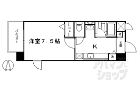 ヴェルキューブ石雲 306 ｜ 京都府京都市東山区慈法院庵町（賃貸マンション1K・3階・24.94㎡） その2