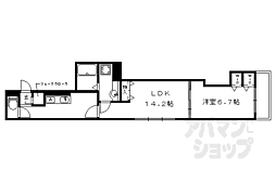 StarT 1LDKの間取図画像