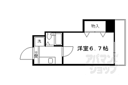 甍・林治 1Kの間取図画像