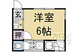 三光荘 1Kの間取図画像
