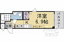 京都市営烏丸線 丸太町駅 徒歩18分 4階/-