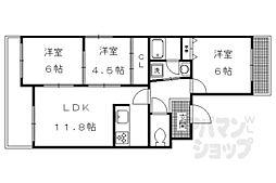 京都市営烏丸線 北大路駅 徒歩32分 3階/-