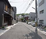 前面道路です。