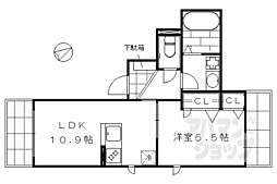 ロータス東山 1LDKの間取図画像